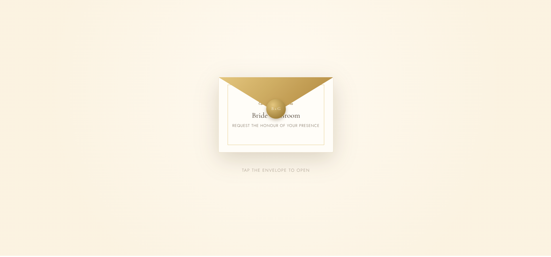 Royal Ivory — Wedding invitation template