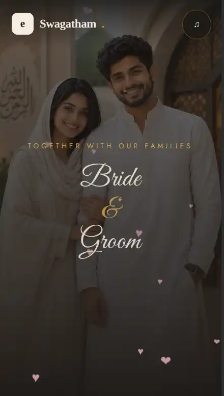 Royal Ivory — Wedding invitation template